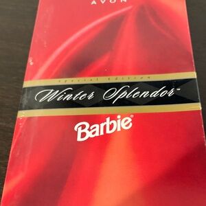 Avon Barbie Winter Splendor in Red and Black